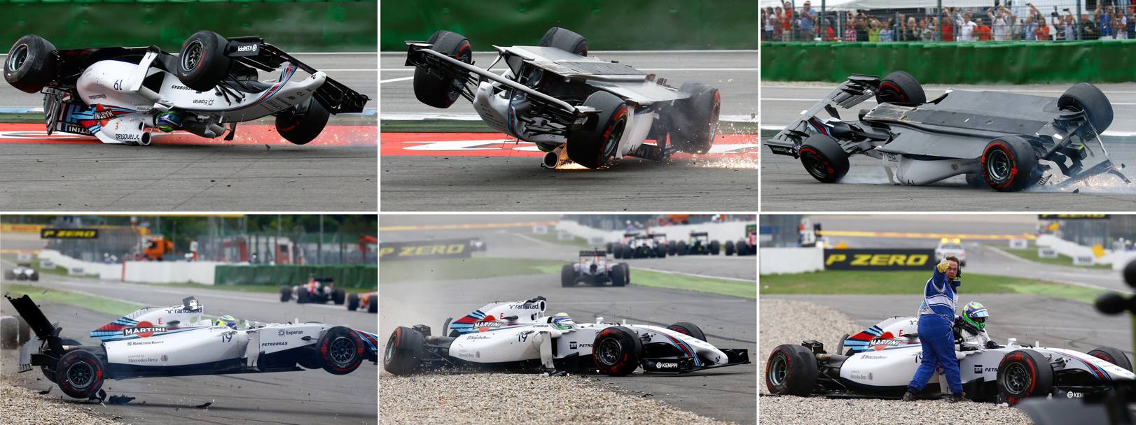 La sequenza dell’incidente di Massa (Action Images)